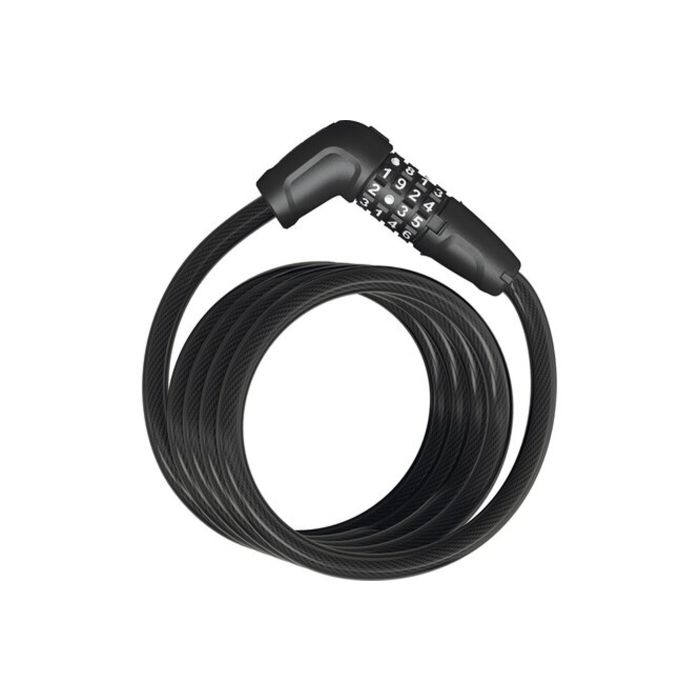 Abus Spiralkabelschloss Numero 5510C Code black main product photo