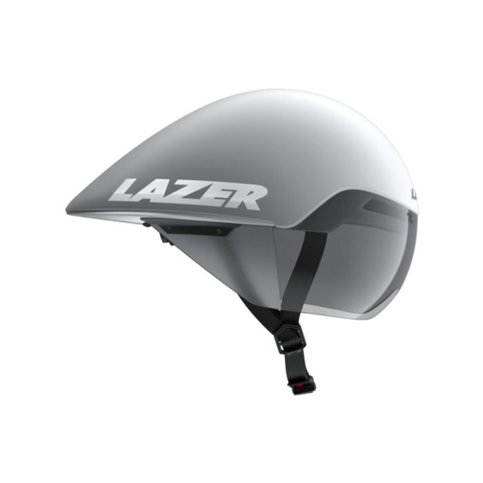 LAZER Unisex Road Volante KinetiCore Tri Helm matte white silver main product photo