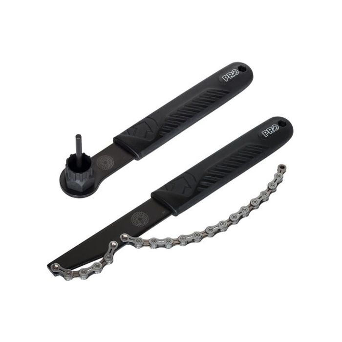PRO Kassettenabzieher und Gegenhalter für Shimano Zahnkranzkassetten schwarz main product photo