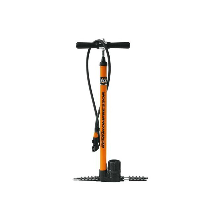 SKS Standpumpe Rennkompressor Stahl mit Manometer orange main product photo