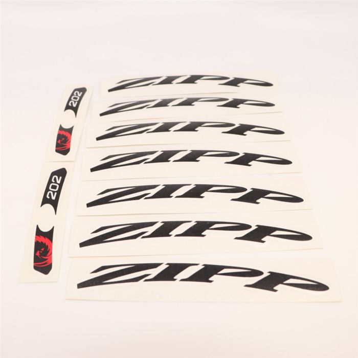 Wheel Decal Set Zipp 202 for one wheel matte black main product photo